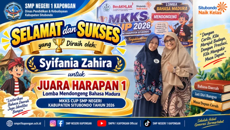 Harapan 1 Lomba Mendongeng Bahasa Madura