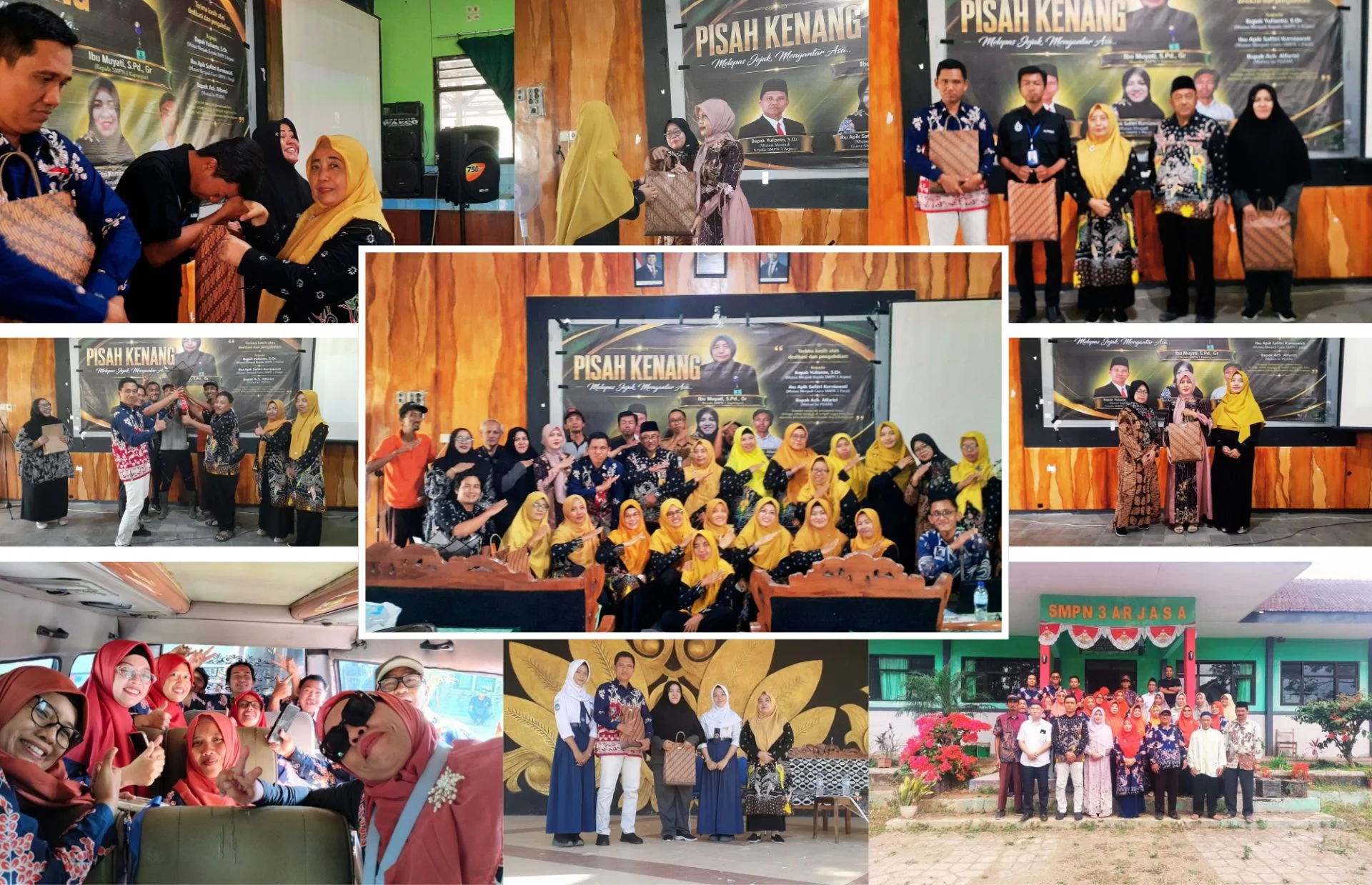 Pisah Kenang Bapak Yulianto, S.Or, Ibu Apik Safitri Kurniawati, S.Pd dan Mas Faris