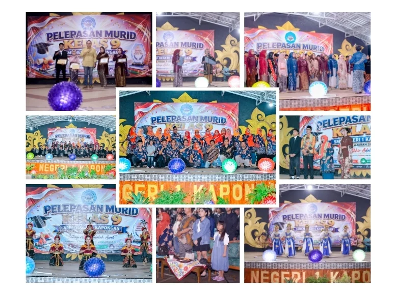 Malam Puncak Acara Pelepasan Murid Kelas 9 Tahun Ajaran 2025 / 2026