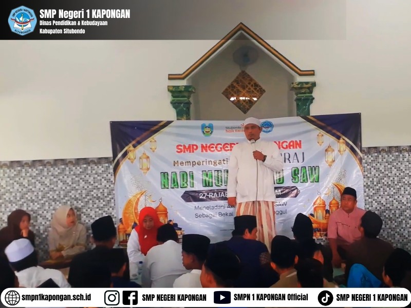 Peringatan Isro’ Mi’roj Nabi Muhammad SAW 27 Rajab 1447 H SMP Negeri 1 Kapongan
