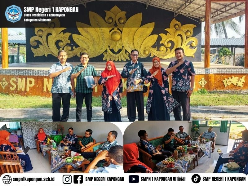 Tim BPK RI Bersama Dinas Pendidikan dan Inspektorat Berkunjung ke SMPN 1 Kapongan