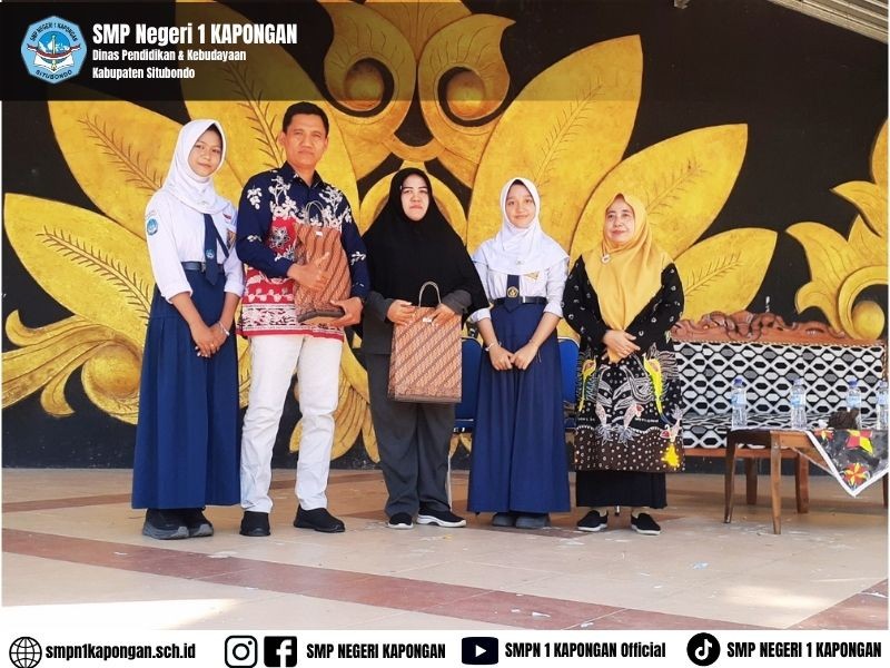 Pisah Kenang SMPN 1 Kapongan Melepas Bapak Yulianto, S.Or. dan Ibu Apik Safitri, S.Pd. Bersama Murid di Warnai dengan Penuh Haru