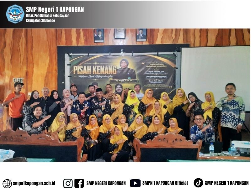 Pisah Kenang Bapak Yulianto, Ibu Apik Safitri, dan Mas Faris  “Melepas Jejak, Mengantar Asa” Bersama Bapak Ibu Guru dan Staf TU Penuh Haru dan Kenangan
