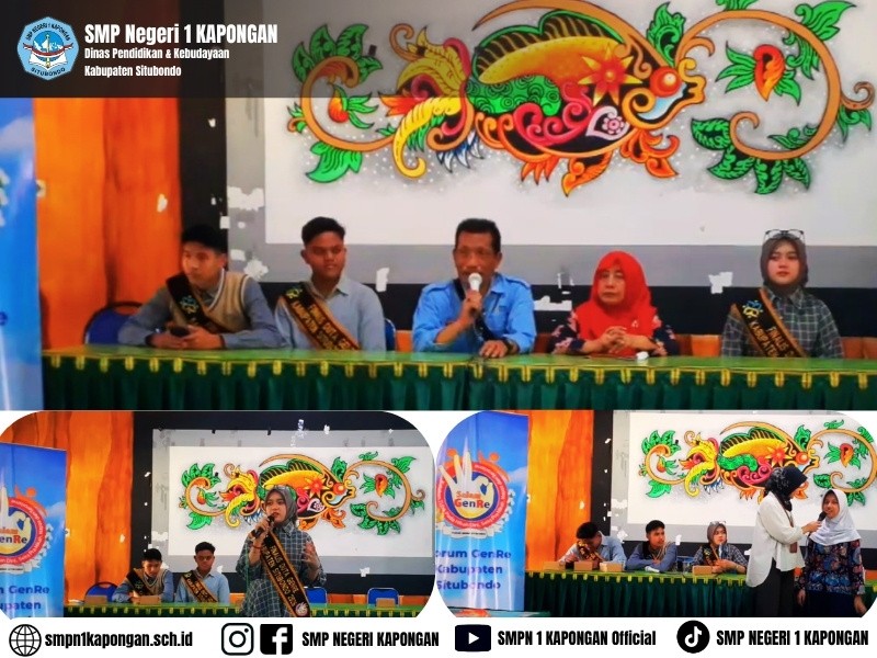 Forum GenRe Kabupaten Situbondo Hadir di SMPN 1 Kapongan Edukasi Remaja untuk Menyiapkan Masa Depan